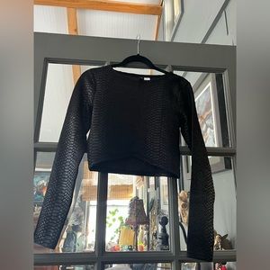 Snake skin H&M Crop top S